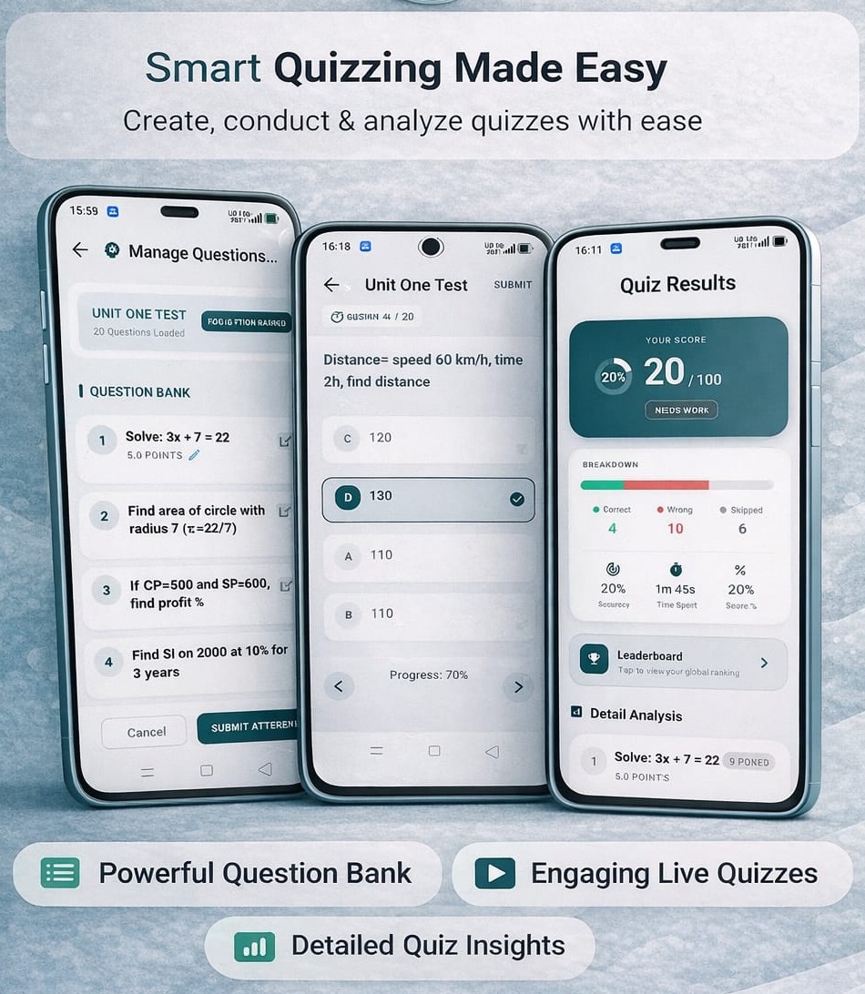 Playing a daily Arena quiz challenge and viewing the leaderboard in Veda