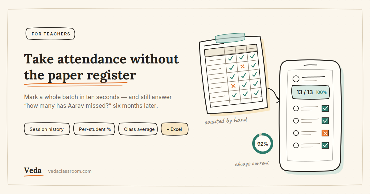 Take Attendance Without a Register (And Actually Find It Later)