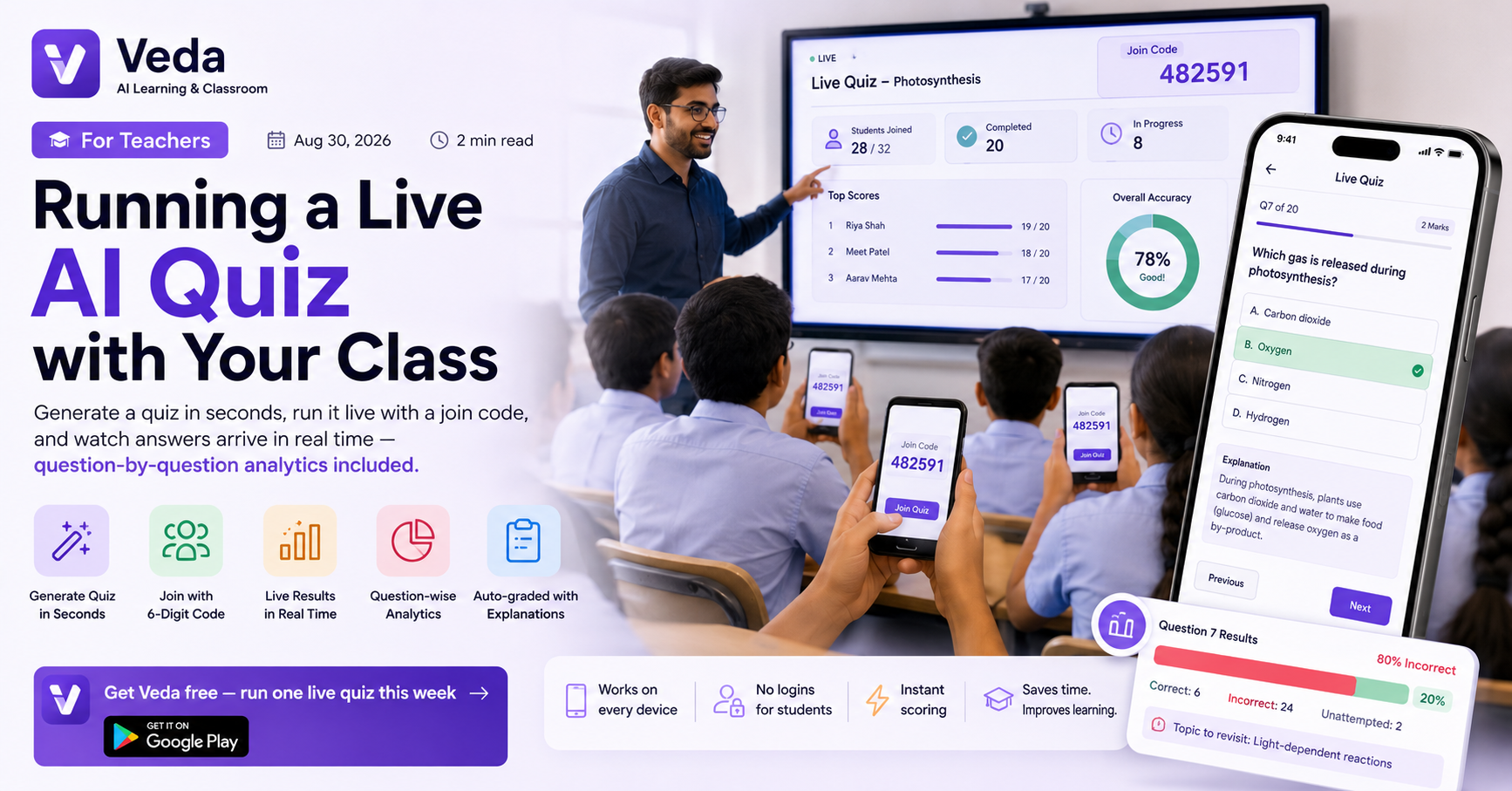 Running a Live AI Quiz with Your Class